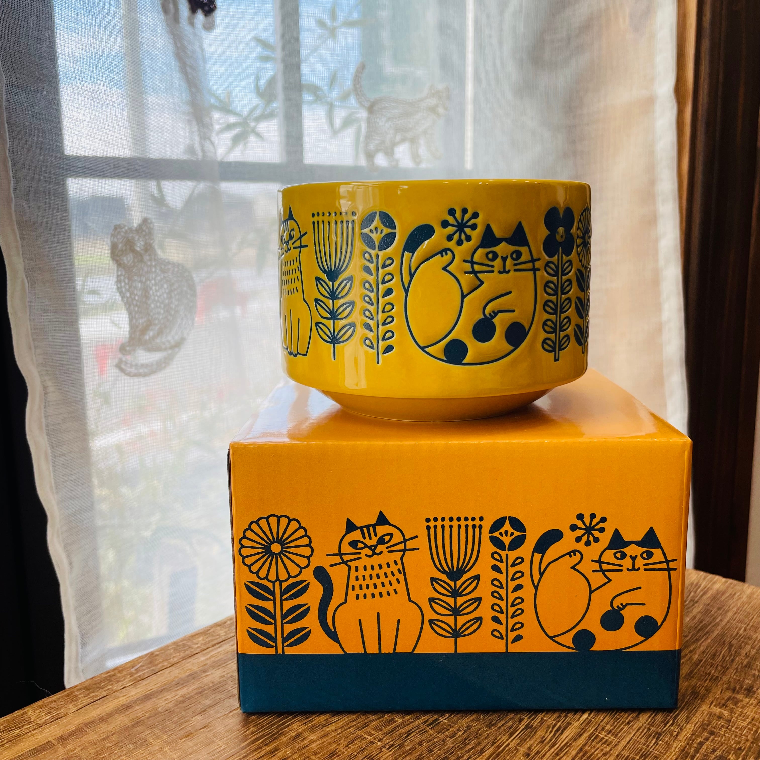 マグカップ｜fikalyckaスープマグ  猫雑貨 猫モチーフ 猫柄 猫グッズ おうち時間 黒猫 プレゼント プチギフト 贈り物