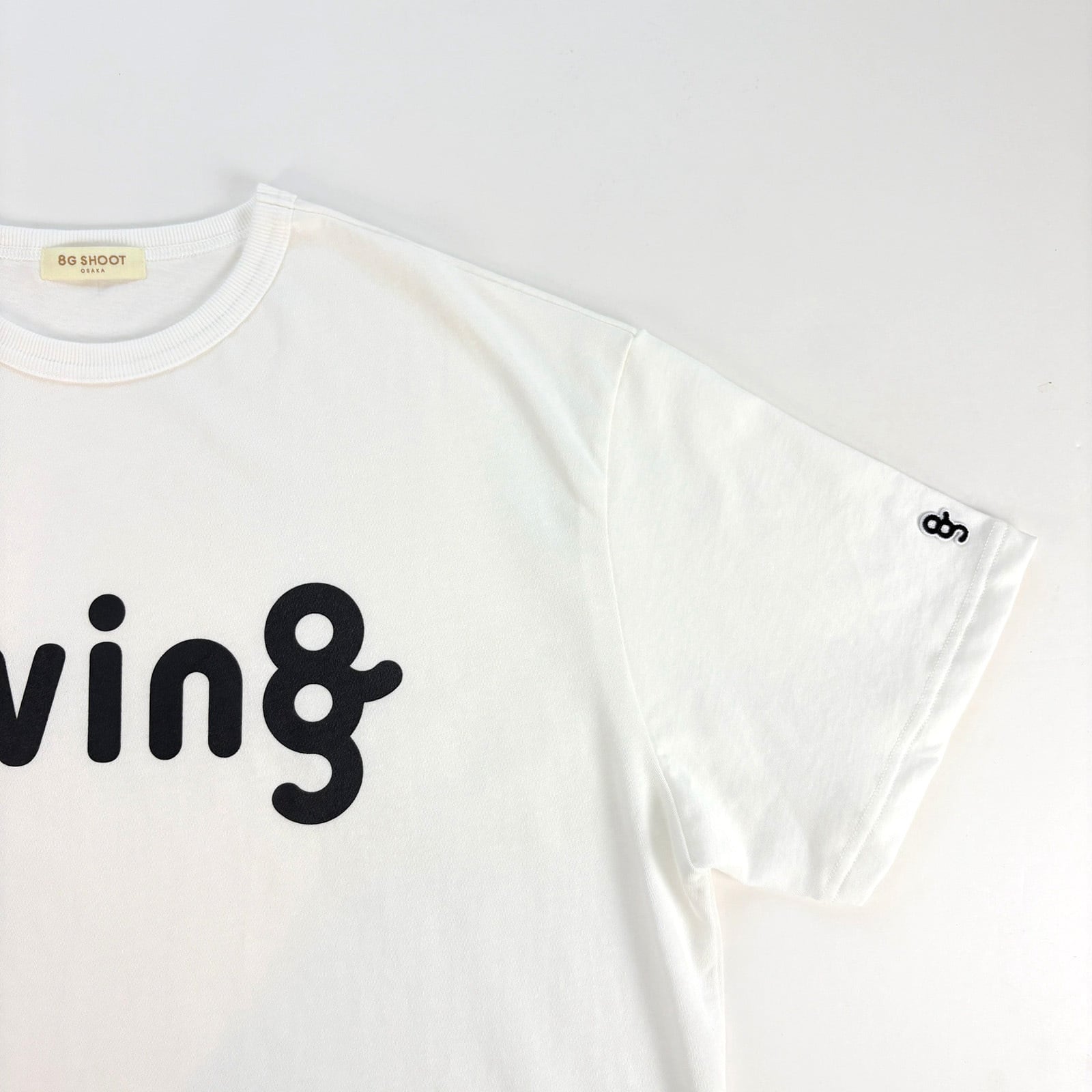 8G SHOOT 大人気Tシャツ ホワイト XL 8G COTTON 100% PRINT TEE 