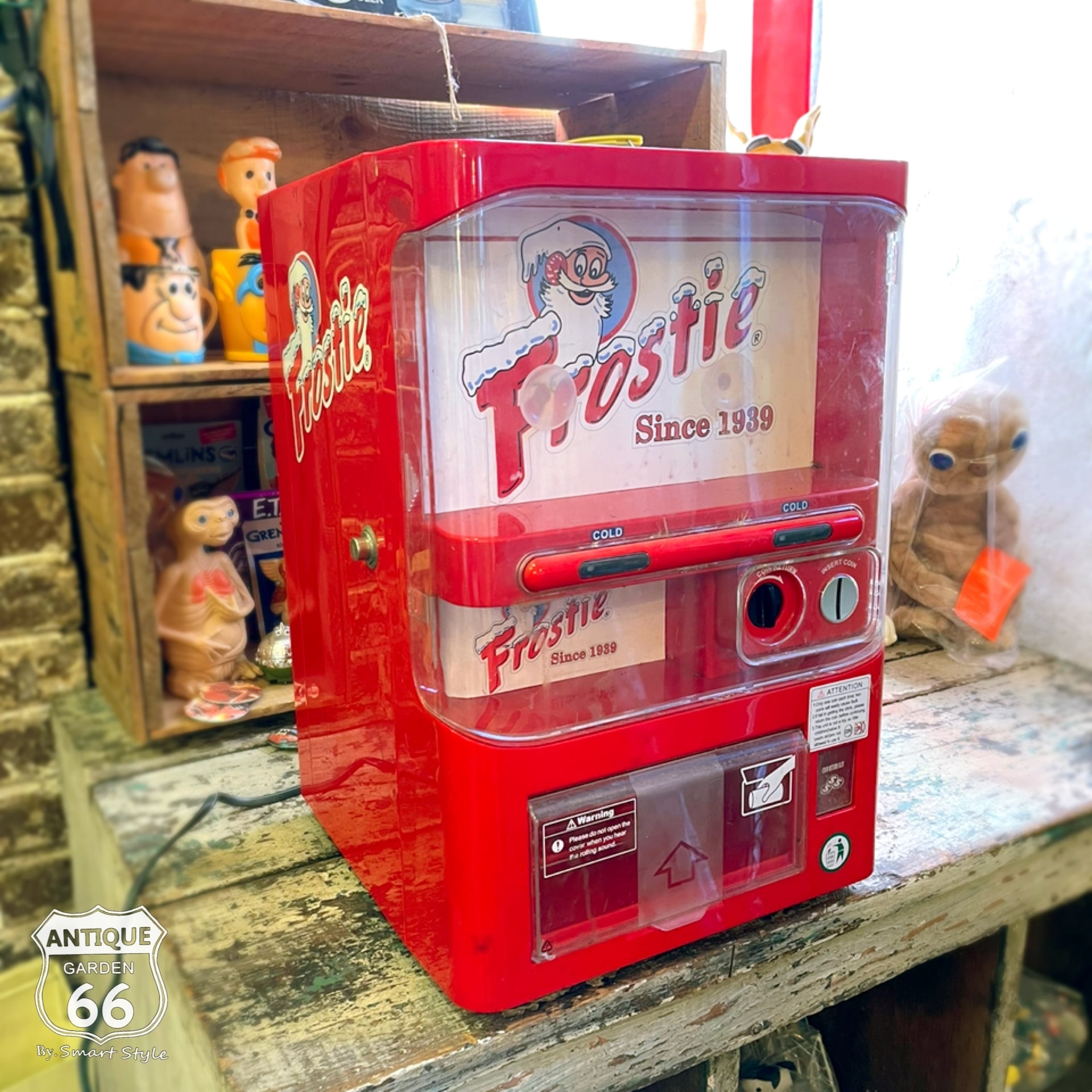 ヴィンテージ　ポップコーン自販機　美品