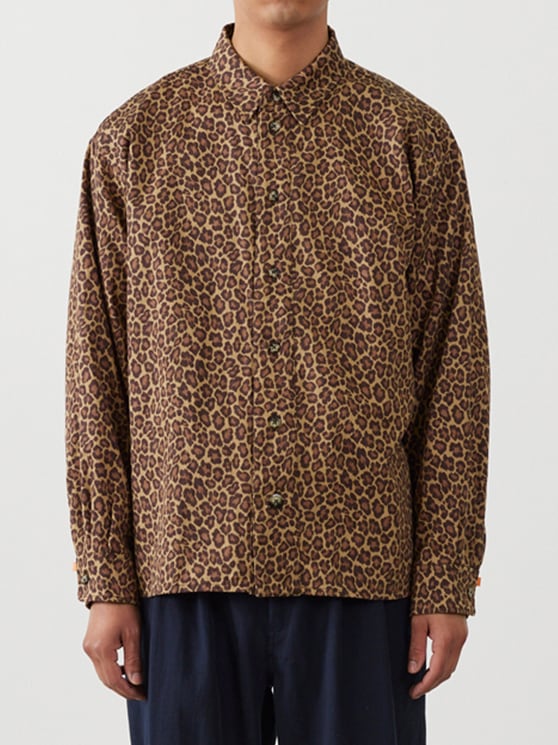 LEOPARD PLEAT SHIRT 【新色入荷】 | ILL ONE EIGHTY Degrees ONLINE