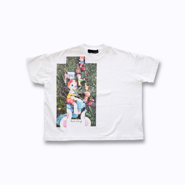 〈 nunu forme 24SS 〉 オレリーコラボT / White