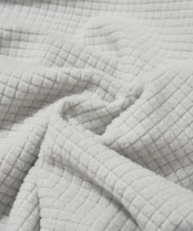 THERMOSQUARE FLEECE ZIP HOODIE_WHITE