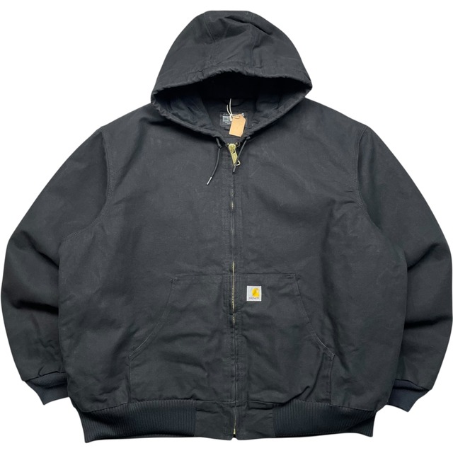 《XXL》Carhartt カーハート アクティブジャケット ブラック ワンポイントロゴ no.9496