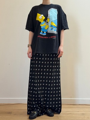 CU4-14 USED TEE "SIMPSON" -BLACK-