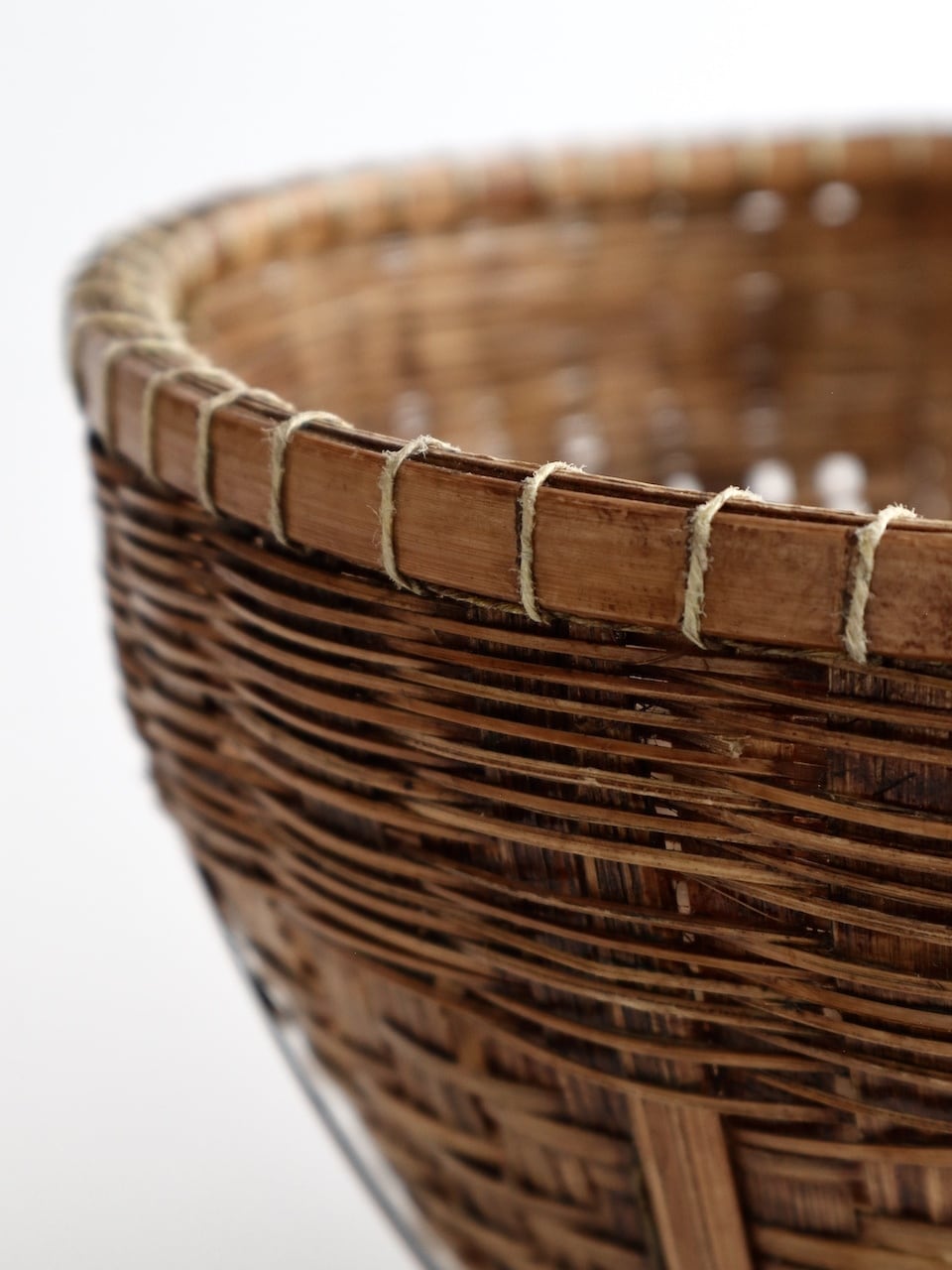 タイ 竹製 バスケット｜Thai Bamboo Handicraft Basket【Y5-10