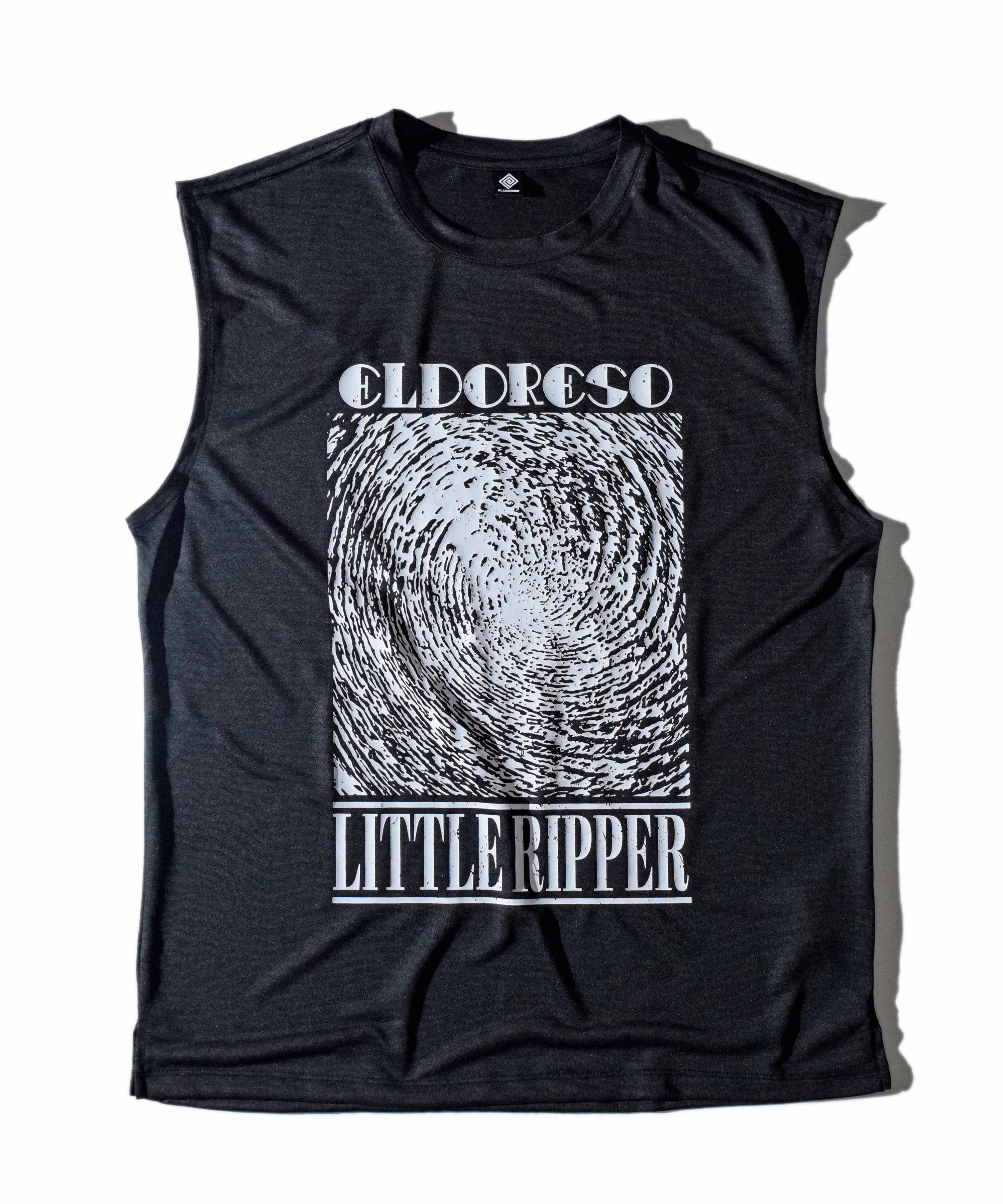 ELDORESO(エルドレッソ)Ripper Wide Sleeveless -Black メンズレディースランニングスリーブレス