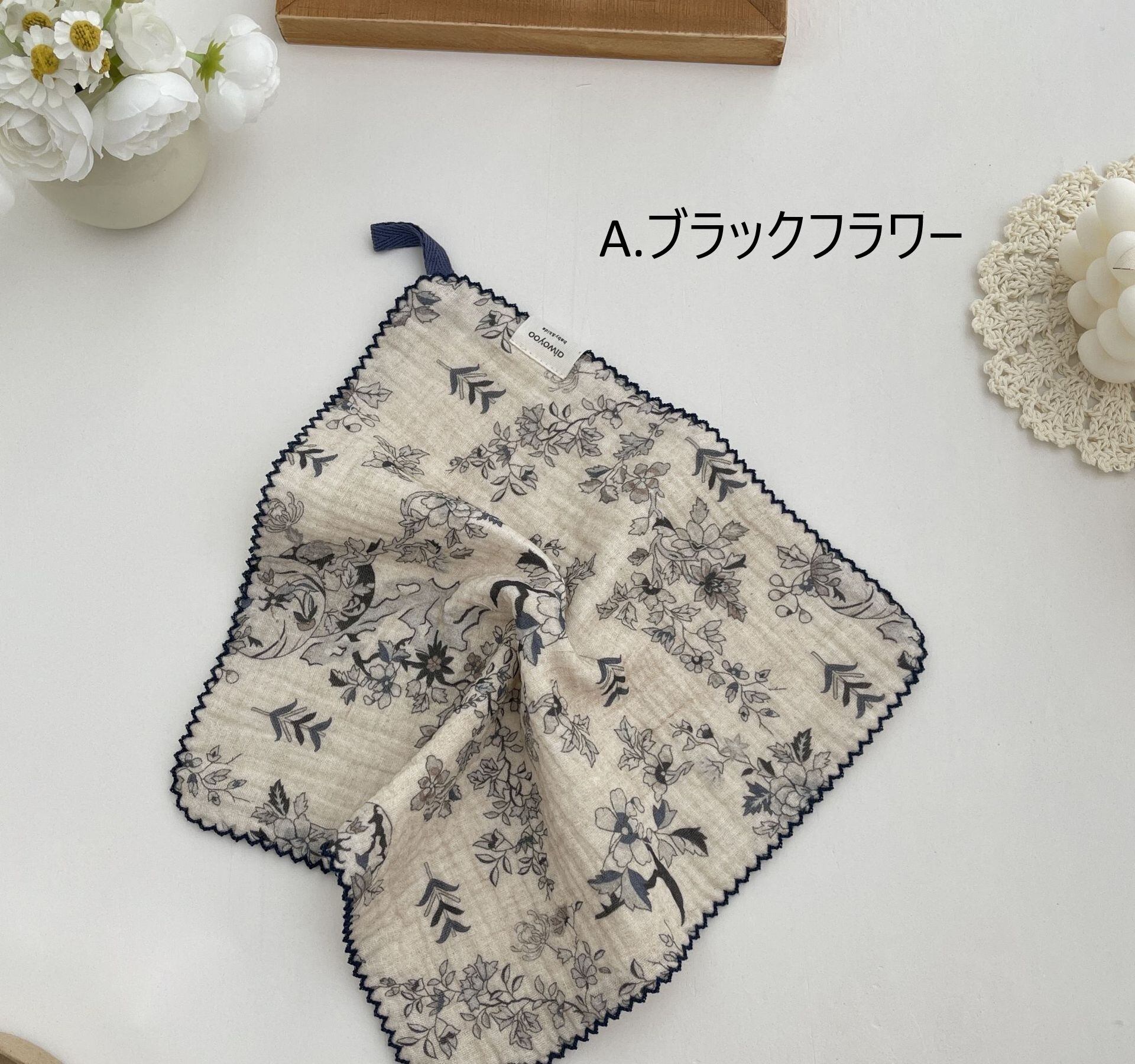 10color ガーゼハンカチ