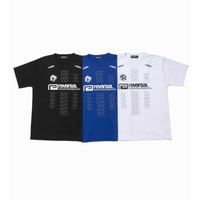 reversal】CAGE LINE DRY TEE ドライメッシュTシャツ 半袖Tシャツ