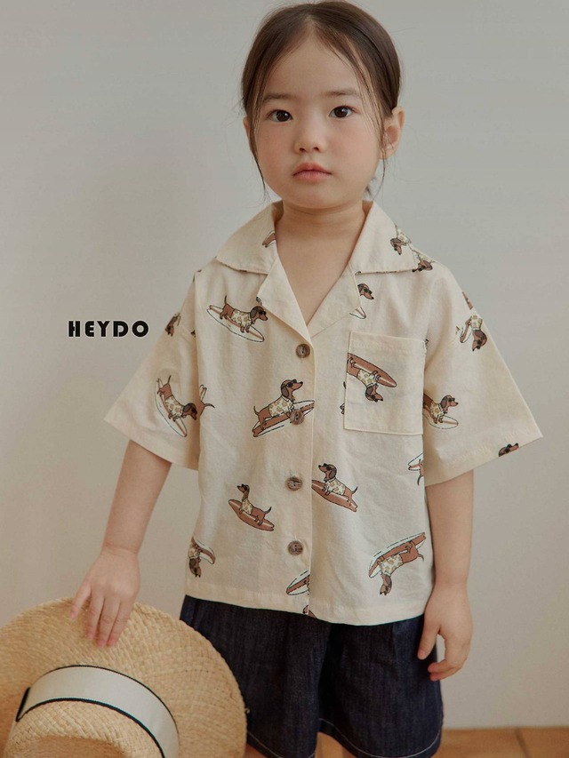 《送料無料》サマーキャラクターブラウス：kids【HEYDO】※お取り寄せ