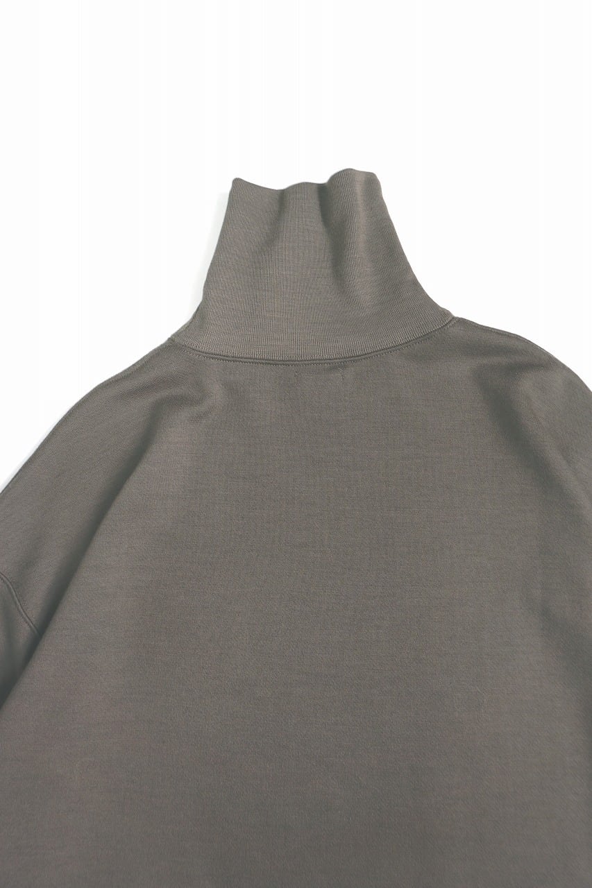 Super 120's Merino Sweat High Neck