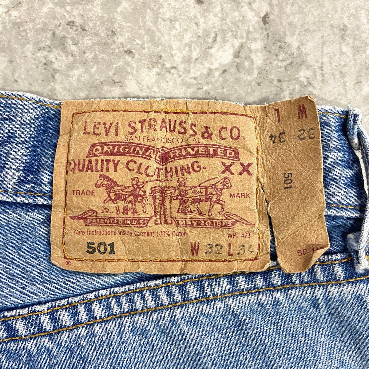 90年代 Levi's ユーロリーバイス 501 ストレート デニムパンツ メンズ