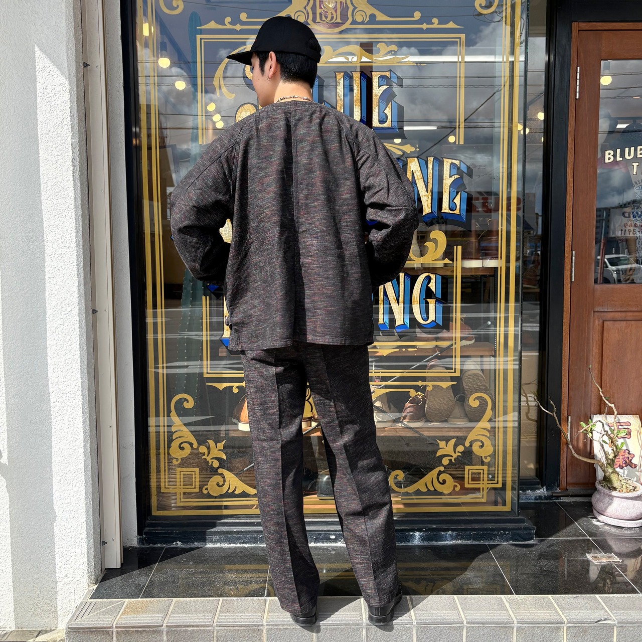ツイタチ【TUITACI】INLAY DENIM ENGINEER JACKET “Royston” (Black) - 11