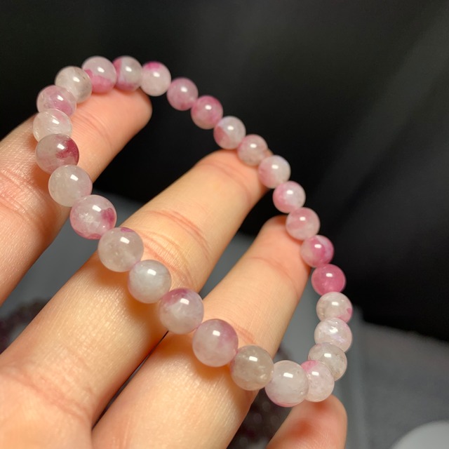 A05 ピンクトルマリンシリカブレスレット