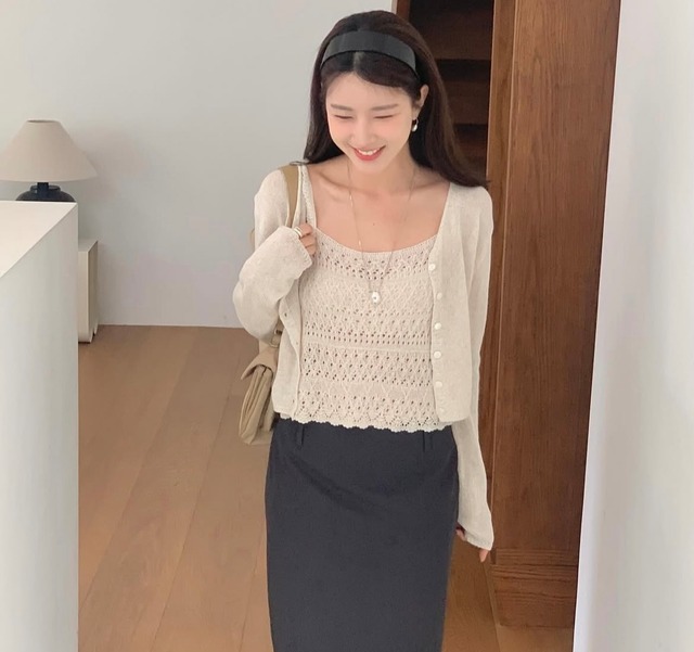 (予約) miel / Clee cardigan 4color