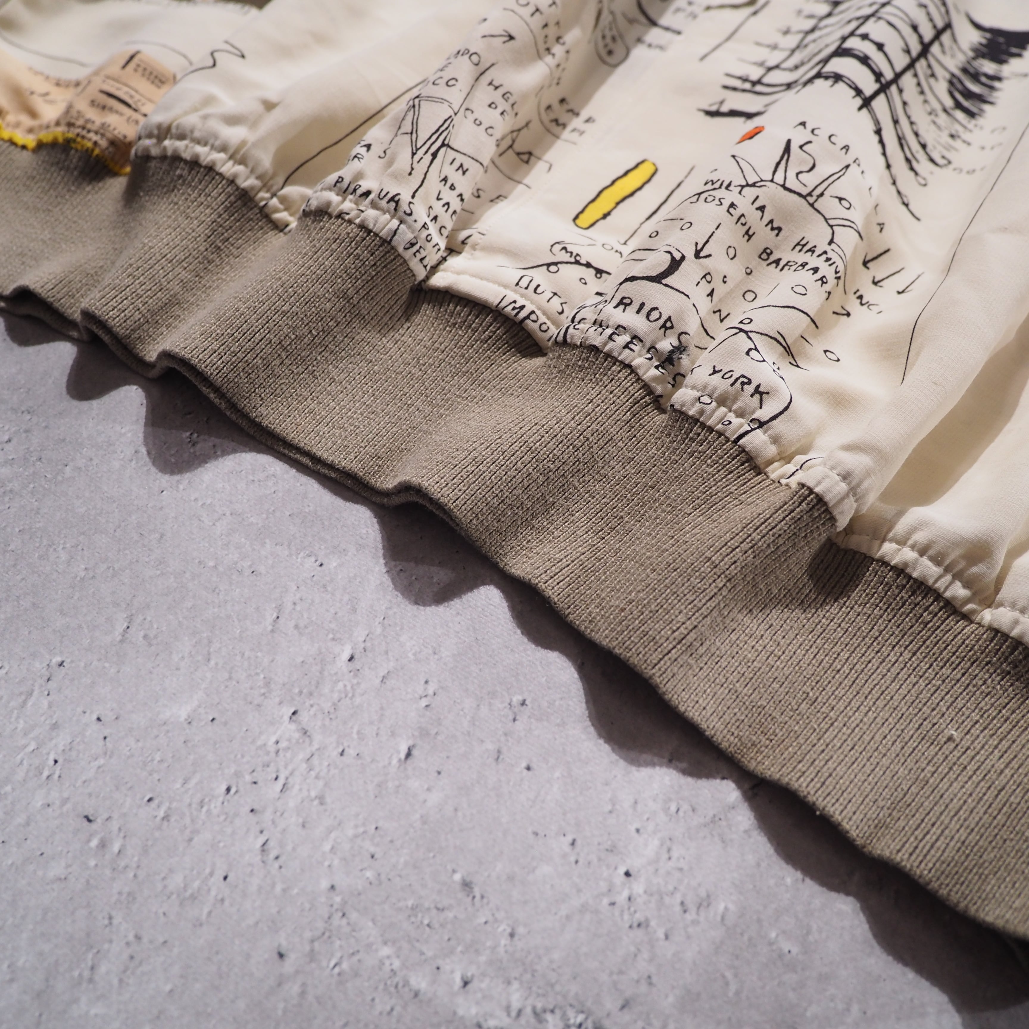 1990s Random Formula Full pattern Design vintage loose SS shirt