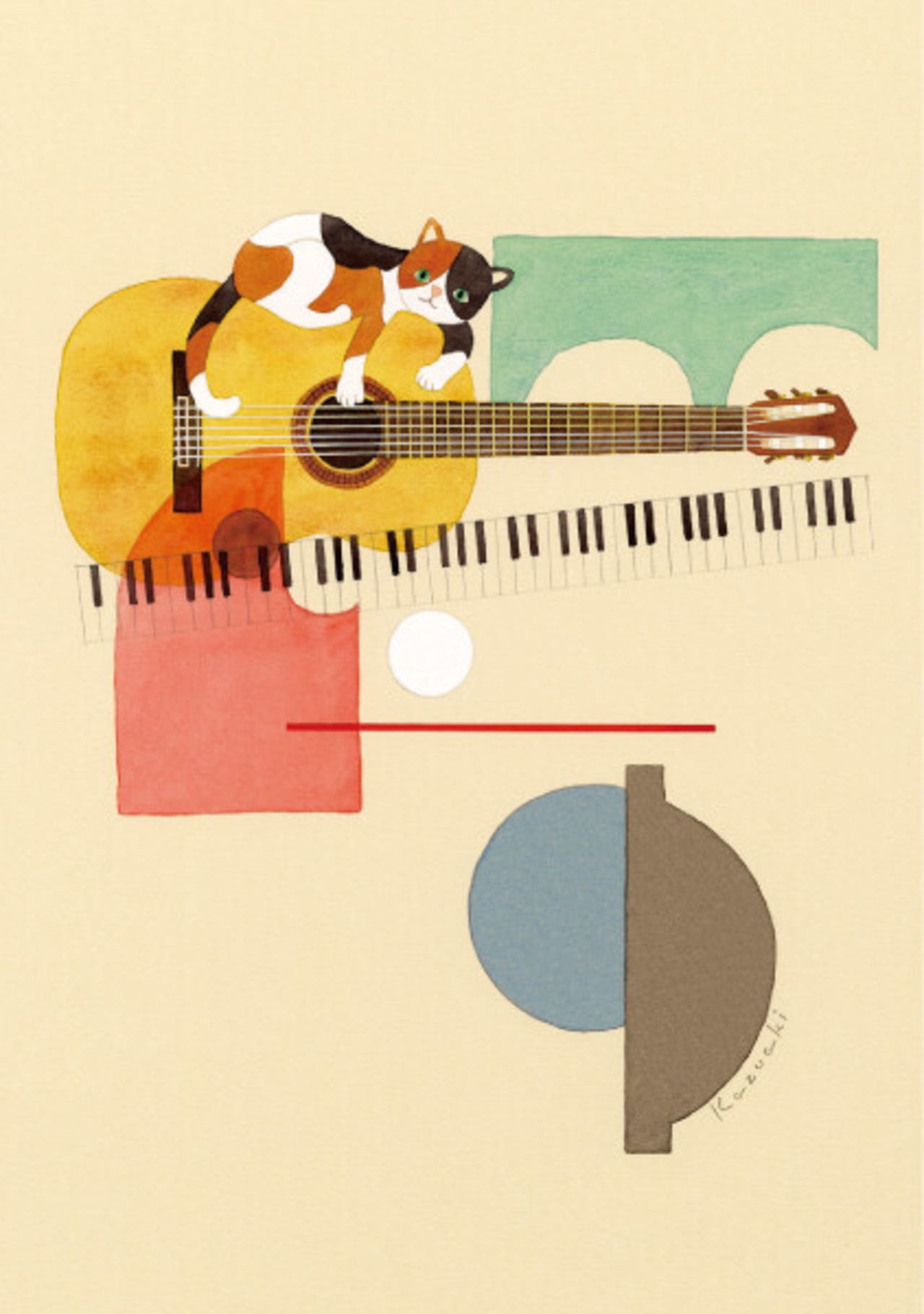 ポストカード  山田和明「NAKED GUITAR」