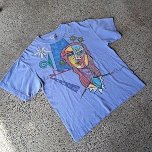 "Elli" 両面プリントTシャツ used [404053]