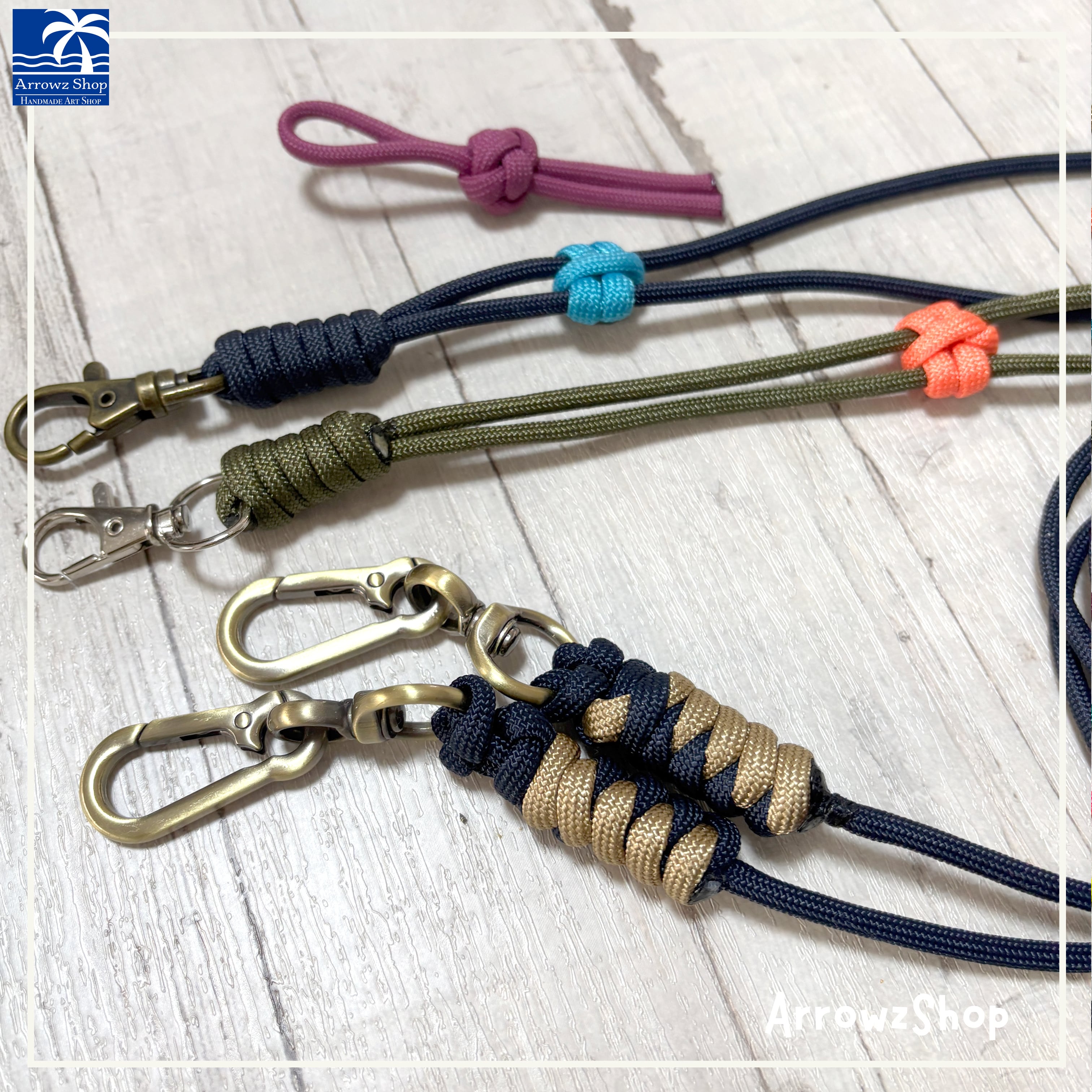 パラコード 4mm 選べる3m x 2本 お試しセット Arrowz | Arrowz.Shop