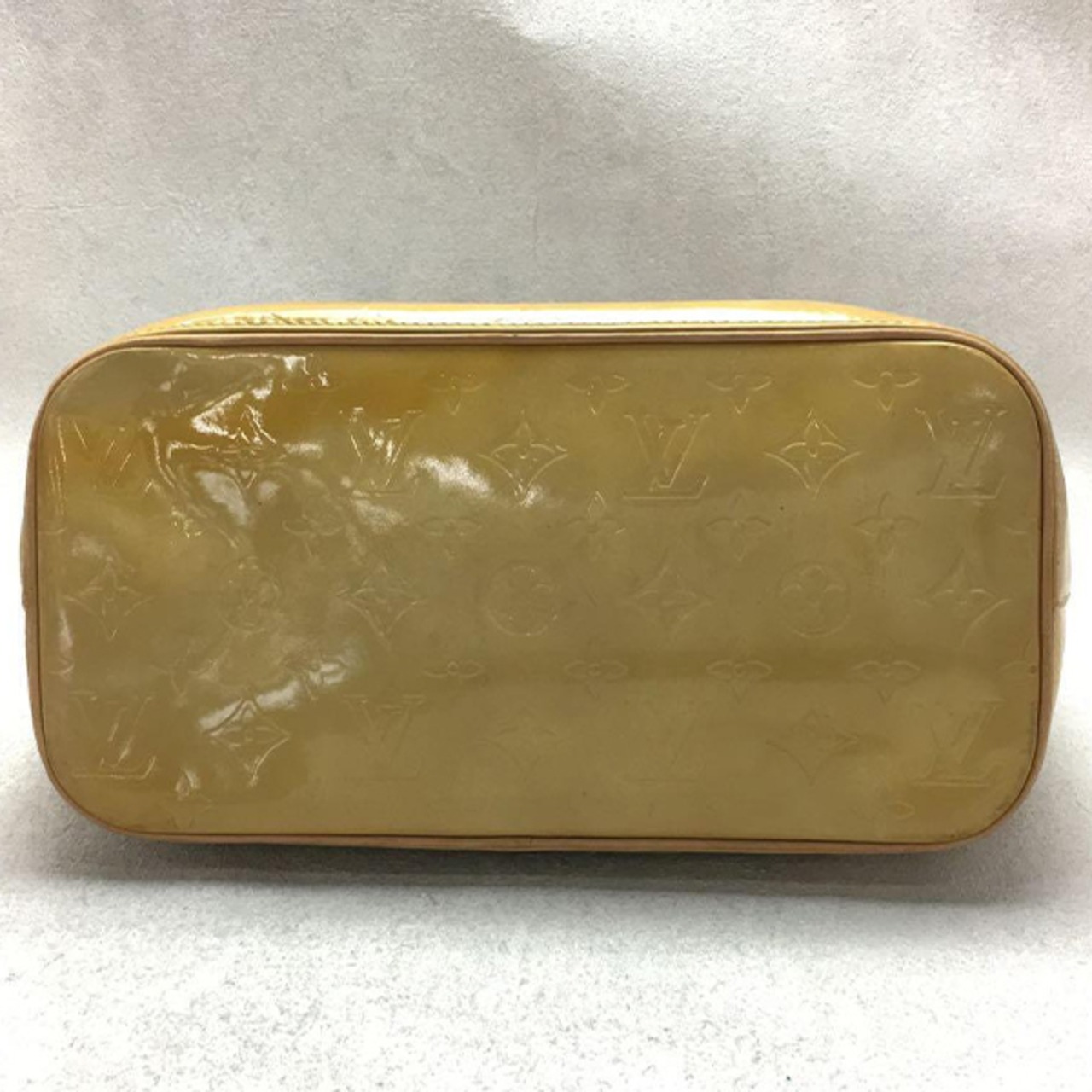 LOUIS VUITTON(ルイヴィトン)モノグラムヴェルニヒューストンエナメルトートバッグ/イエロー