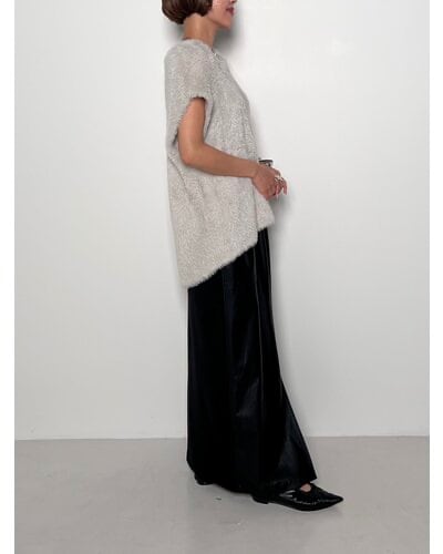 【CHIGNON】2754-003KK フェイクレザーベイカースカート