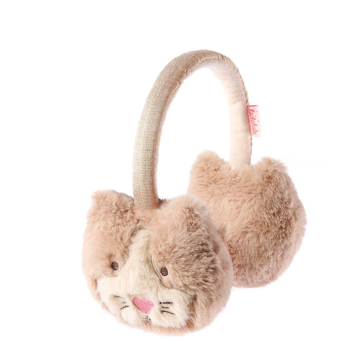 E2496B:Glenda Guinea Pig Earmuffs-BROWN