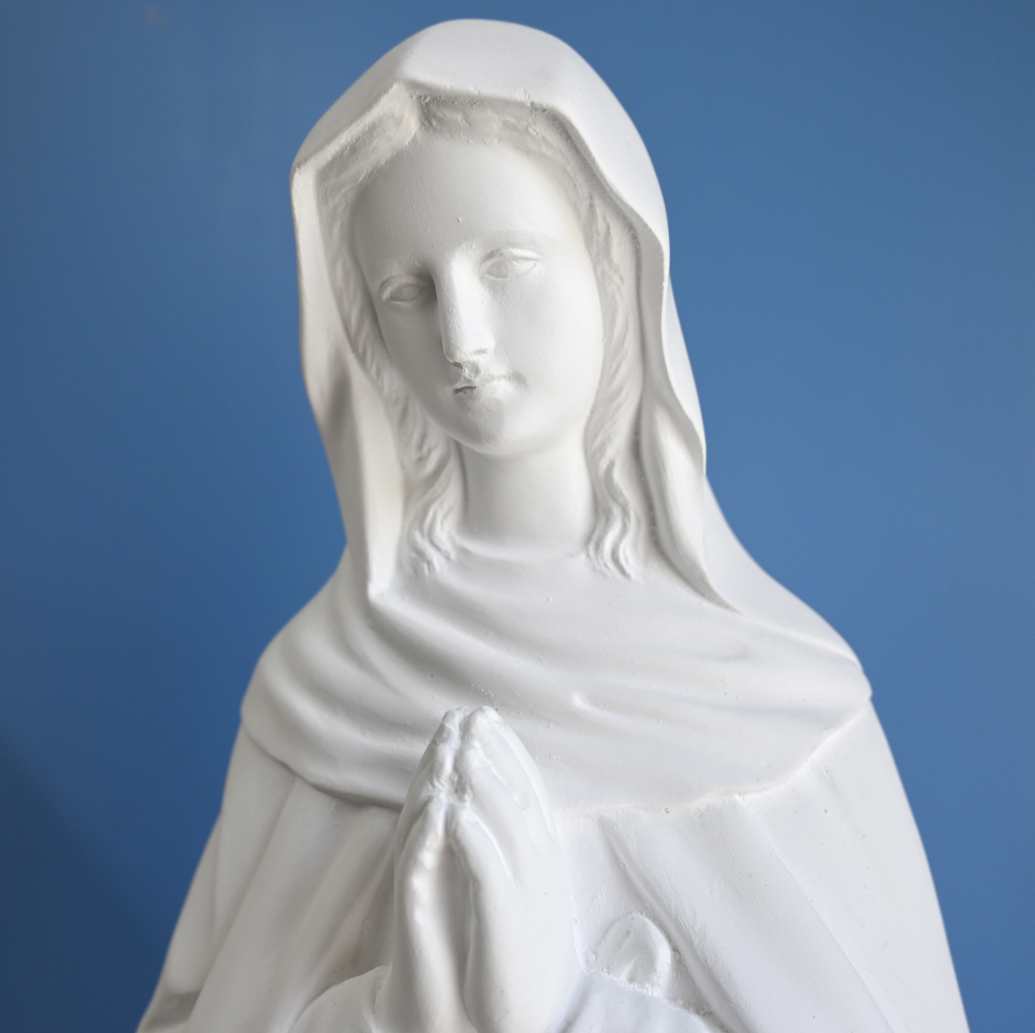 天の元后なる聖母像【51cm】室内用単色仕上げ | 中田ザビエル工房