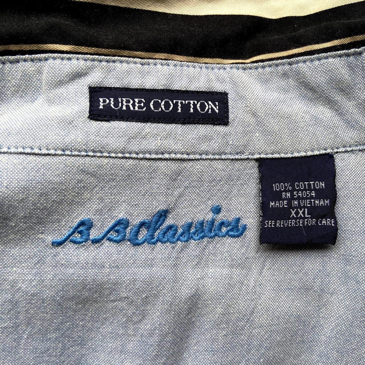 90s Kappa ヴィンテージ サッカーシャツ 黒白ストライプ L相当 古着 90s Kappa ヴィンテージ サッカーシャツ 黒白ストライプ L相当 古着