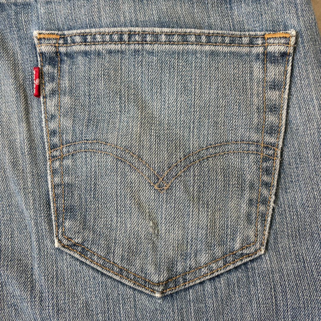 リーバイス569 Levis W33 ブルーデニム 青 古着 ヒゲ 21315 | fuufu