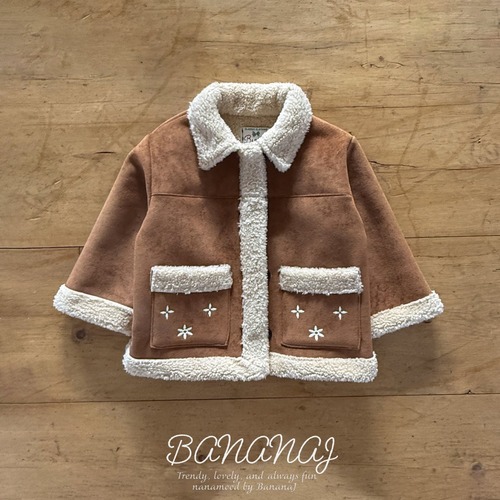 Banana J［取寄］bear mink mustang jacket 25winter