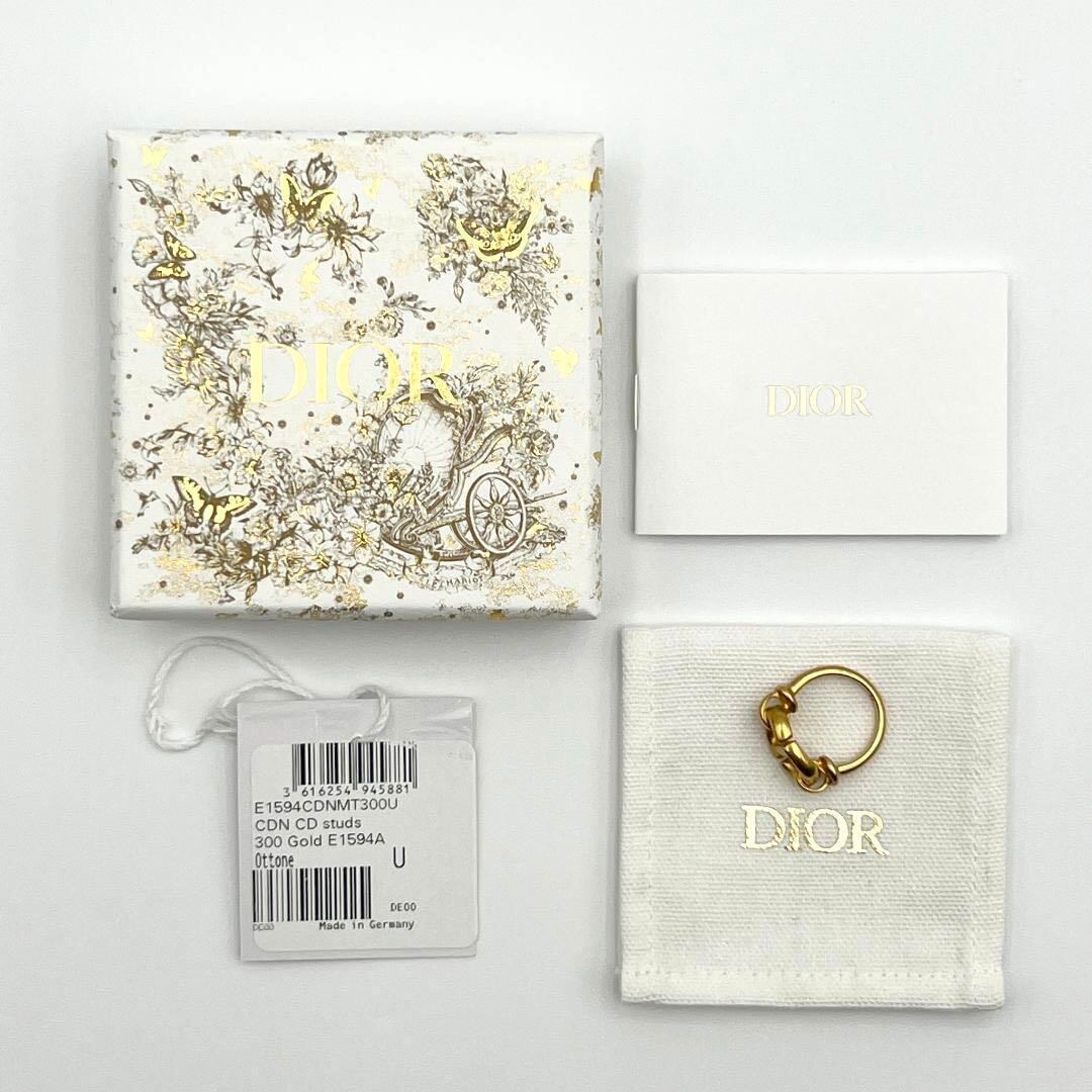 Christian Dior ディオール リング CD ロゴ Sサイズ 10号クレールディーリュヌリング