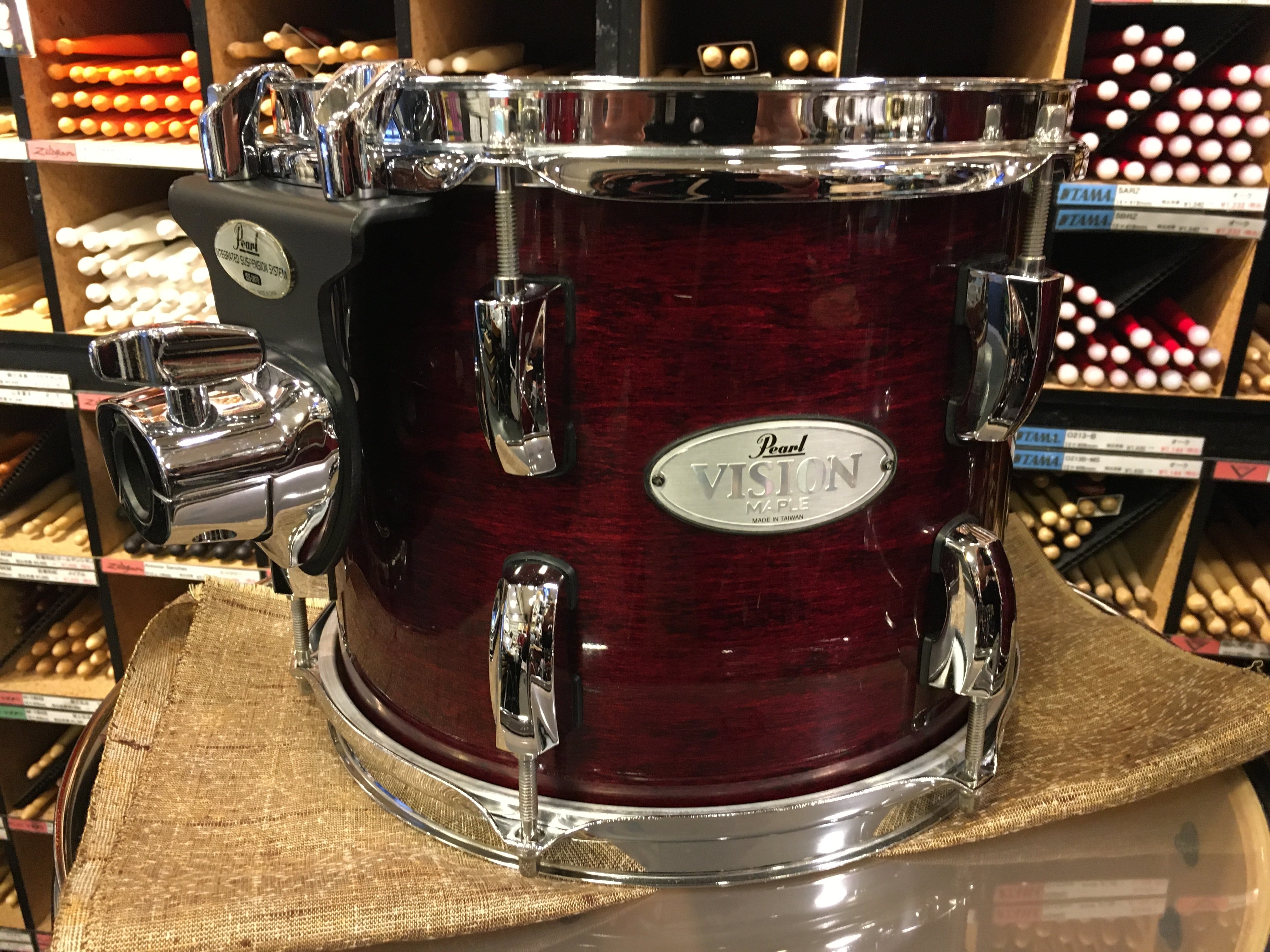 USED]Pearl VISION MAPLE VML ドラムセット 22BD 16FT 13TT 12TT 10TT  