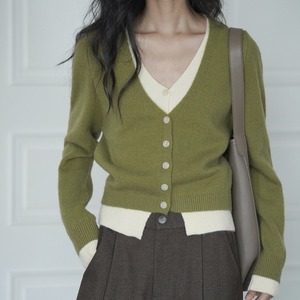 Layered Style Cardigan KRE2107