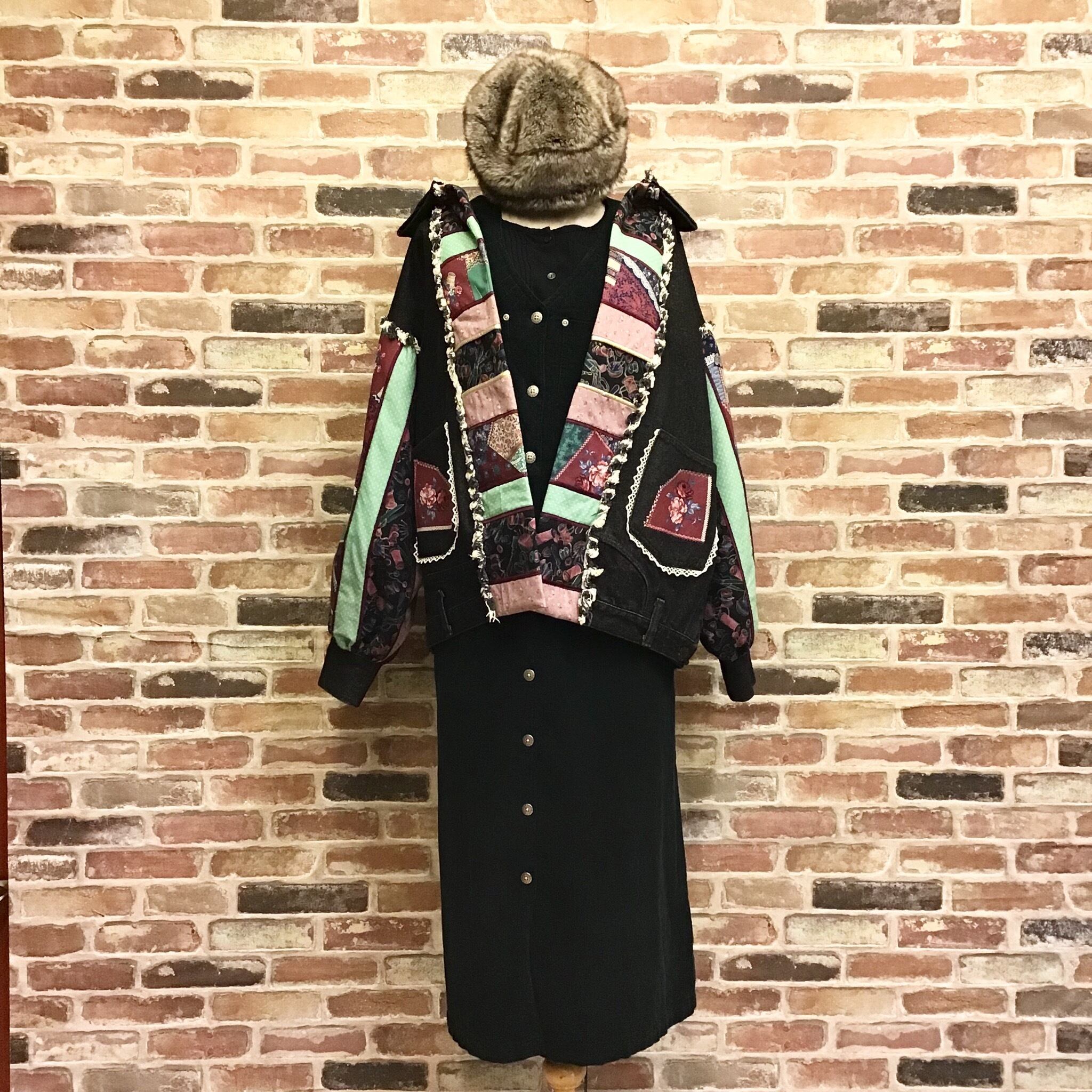 Black Patchwork Jacket