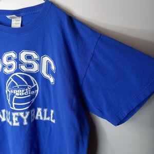 ギルダン　半袖　プリントTシャツ　PSSC VOLLEBALL　ハイチ製　L