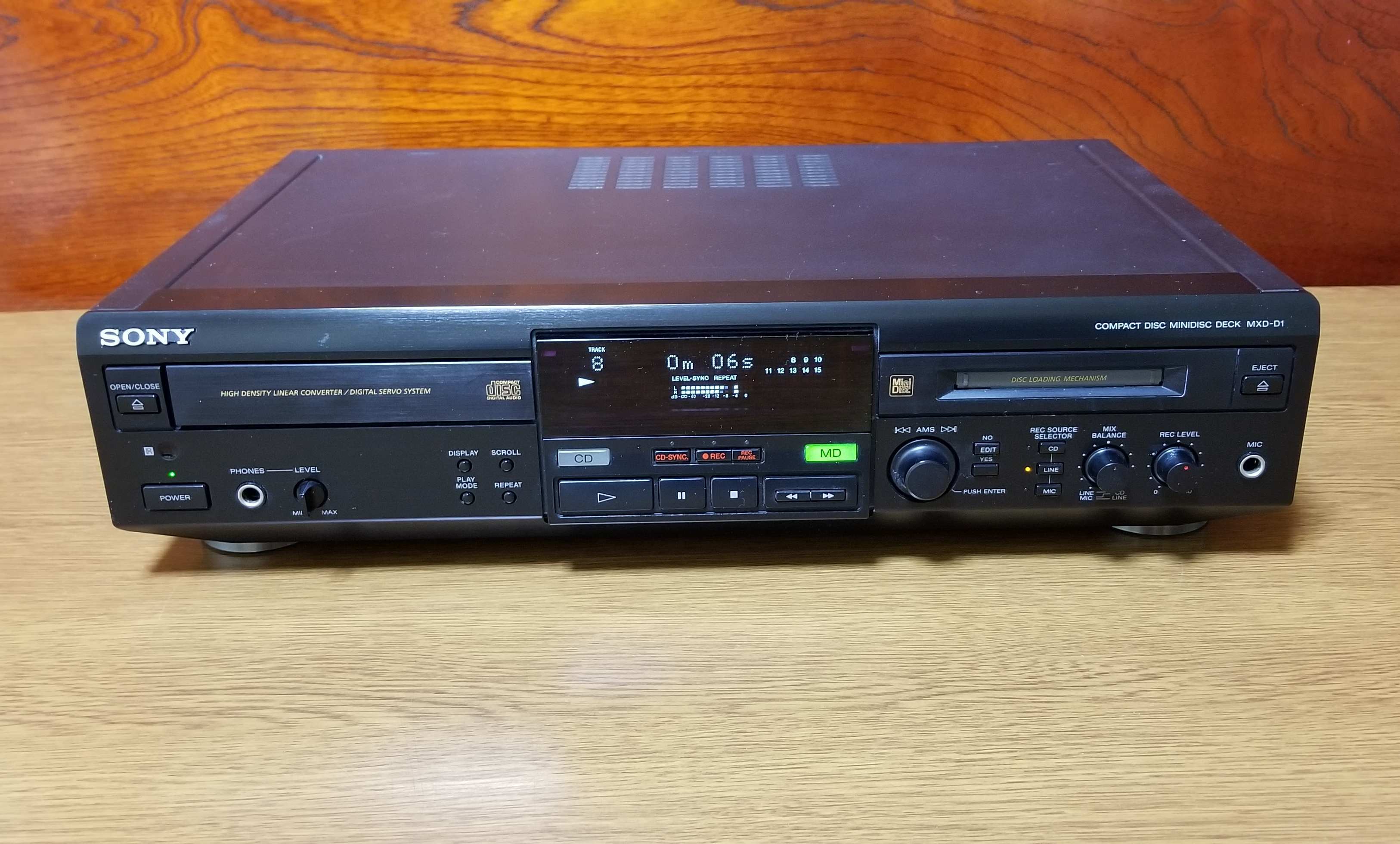 SONY MXD-D1 CD/MD コンビネーション・デッキ 完動品 動作保証 | MTR
