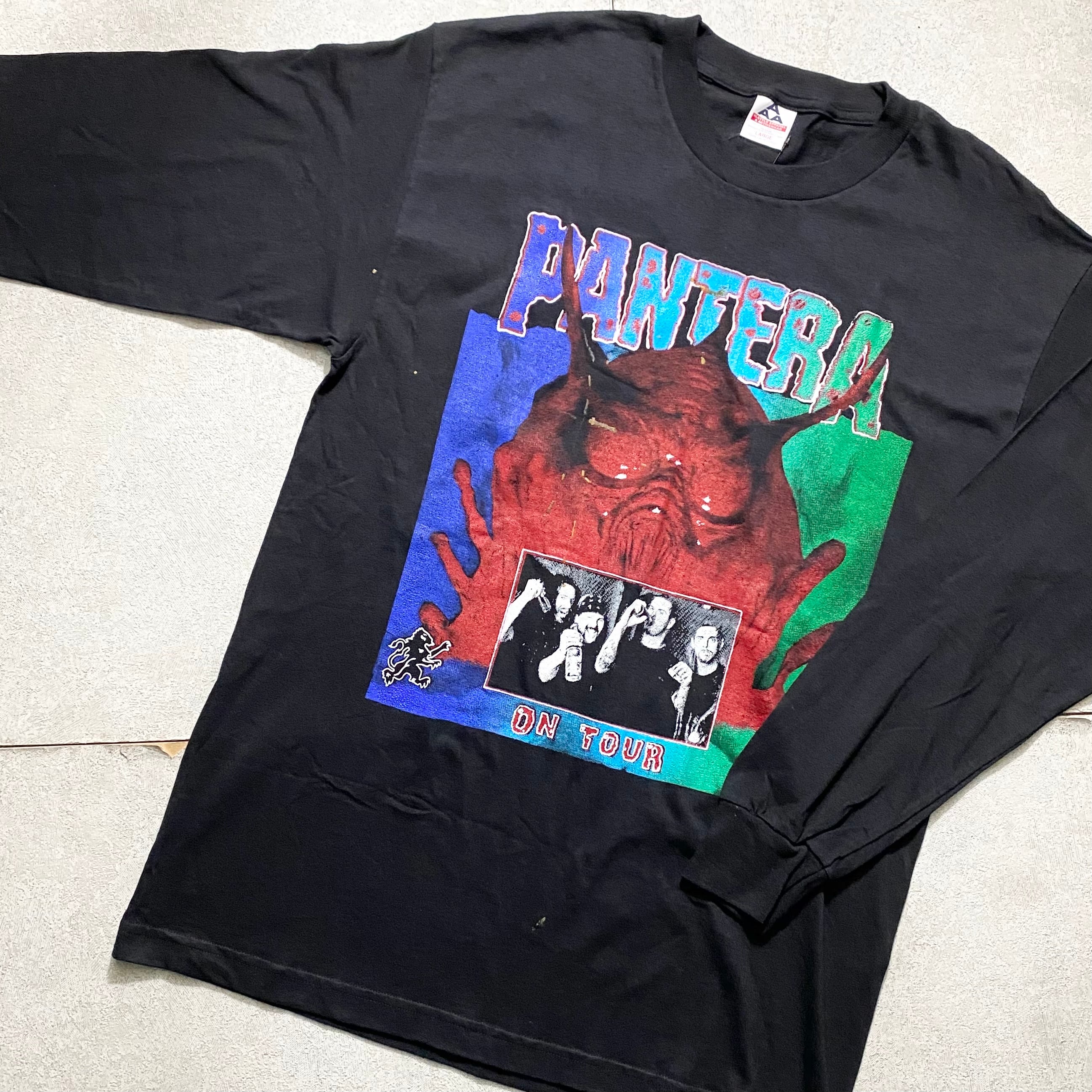 vintage 1990's PANTERA long sleeves music tee “smoking across
