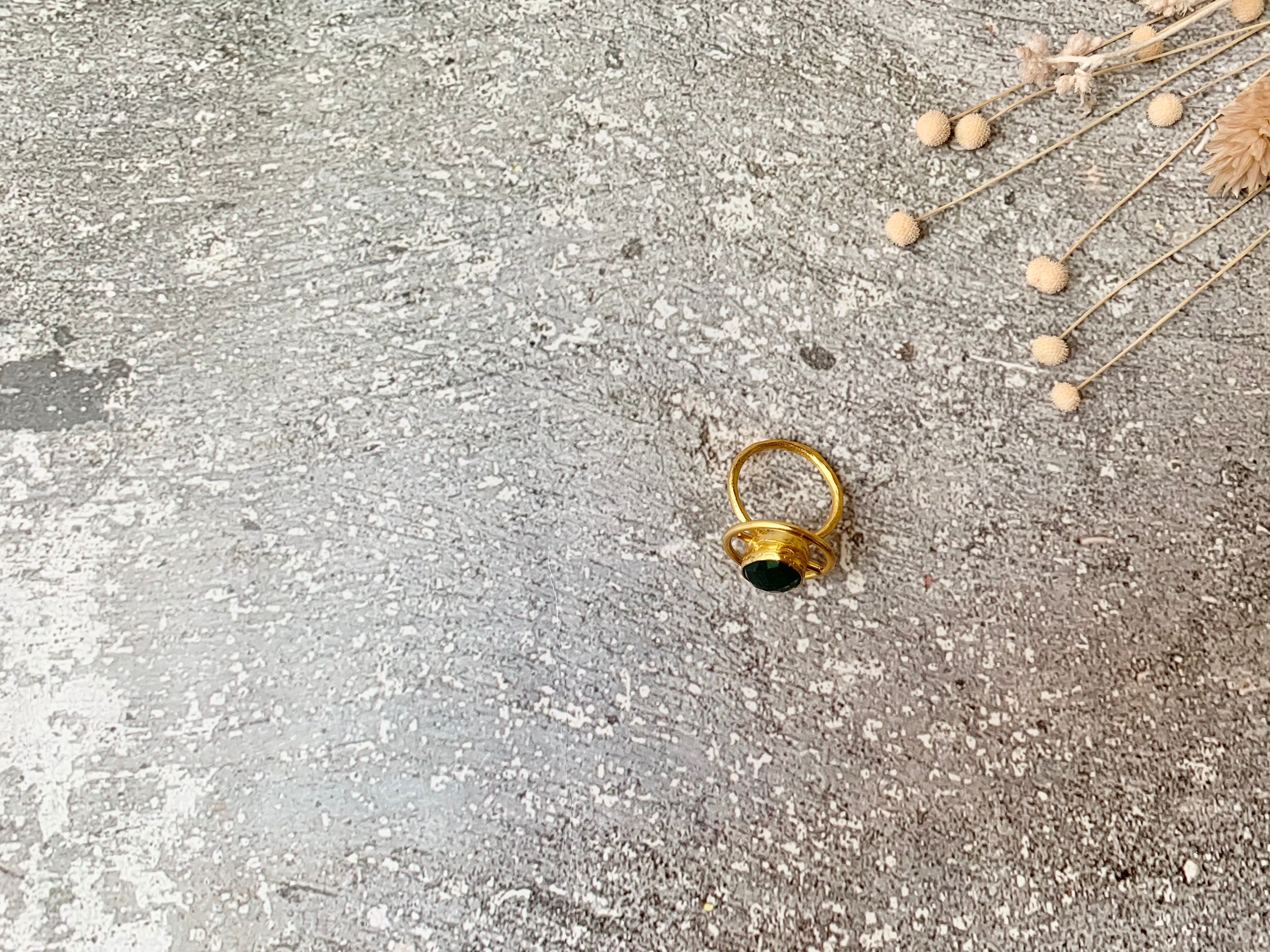 トルコ天然石リング3M