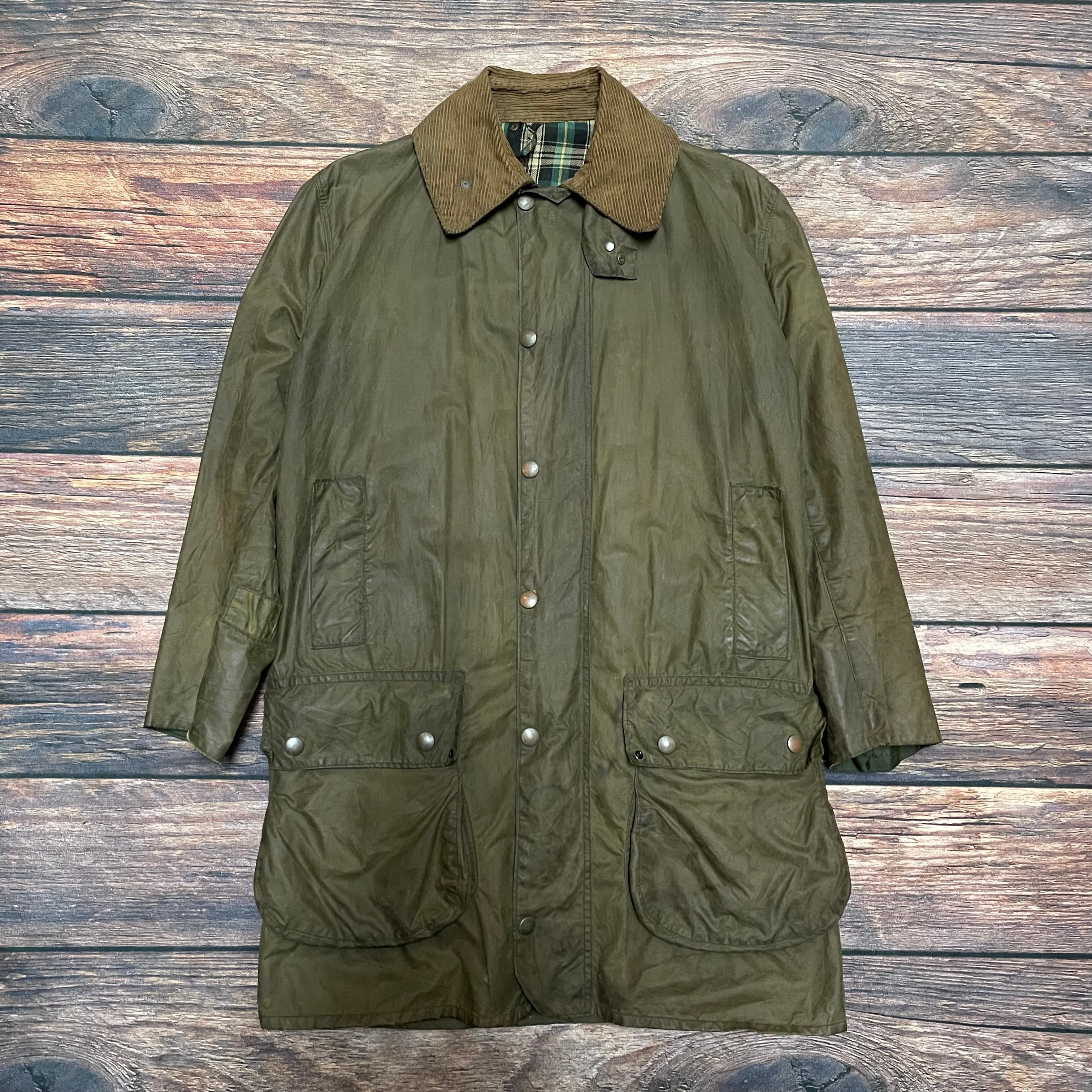 88'y Barbour バブアー BORDER 3ワラント 36 チャコール | 古着 88'y Barbour バブアー BORDER 3ワラント 36 チャコール | 古着