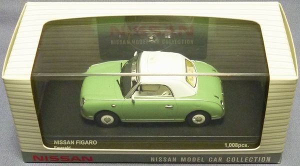 京商KWAM3-02009 日産 フィガロ (E-FK10) エメラルド 日産パッケージ