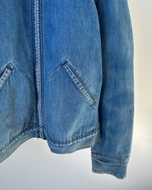 -Wrangler- Vintage 70s 38 Denim Work Jacket