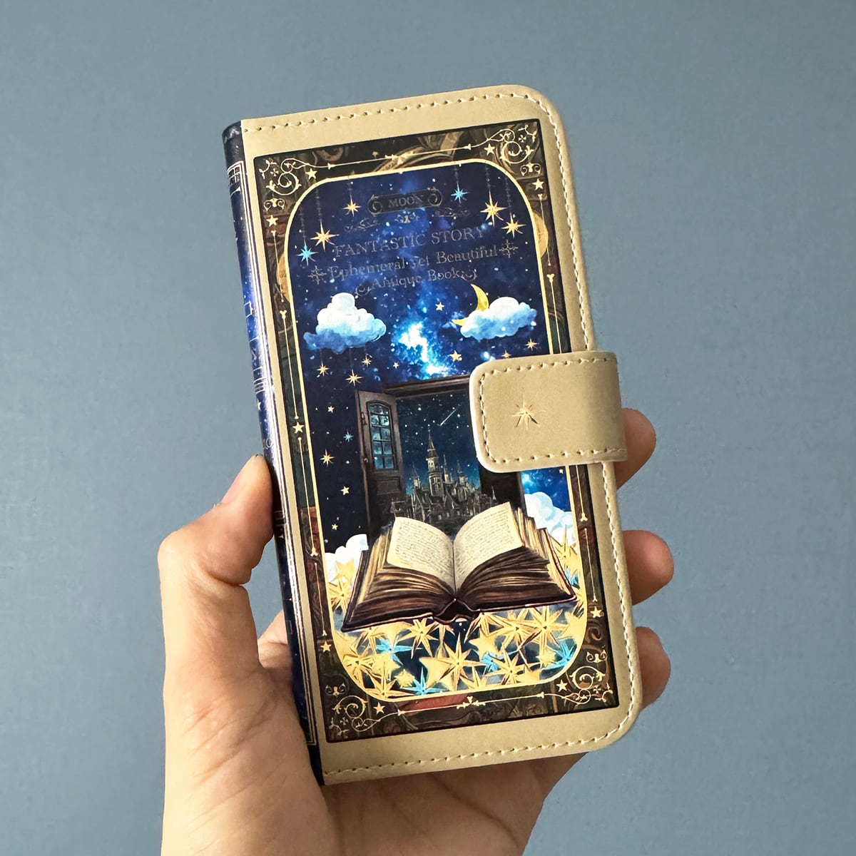 FANTASTIC STORY柄 手帳型スマホケース iPhoneケース 全機種対応