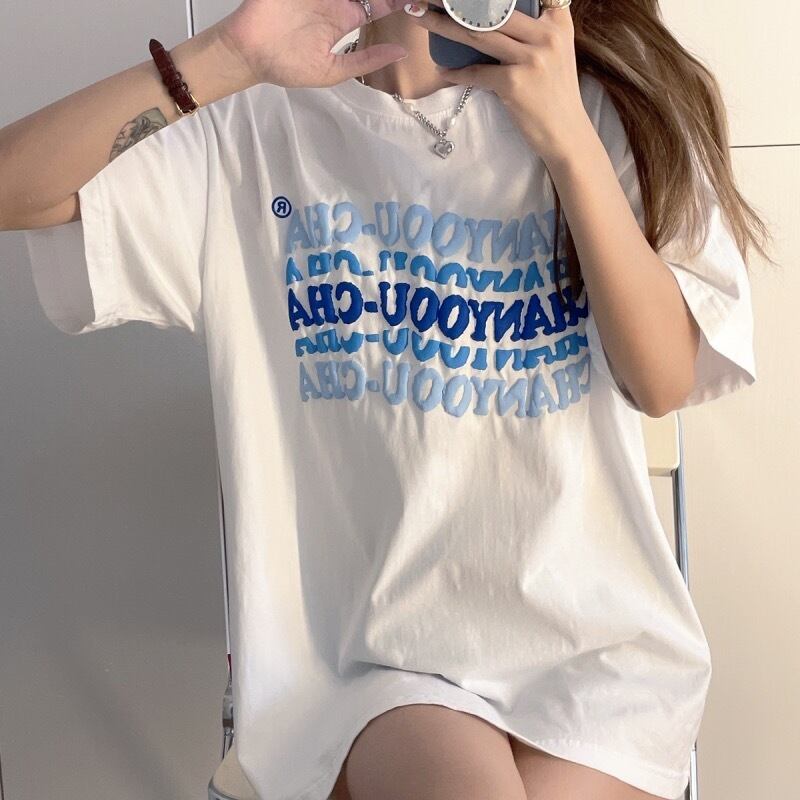 ネオンbig英字tシャツ 全3色 Petit プティ ユニセックス韓国ファッション通販