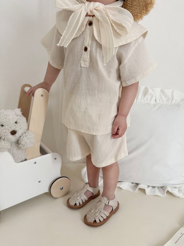 【取寄】mimi market|line sailor blouse|ラインセーラーブラウス|S-L|baby|26 summer 2nd