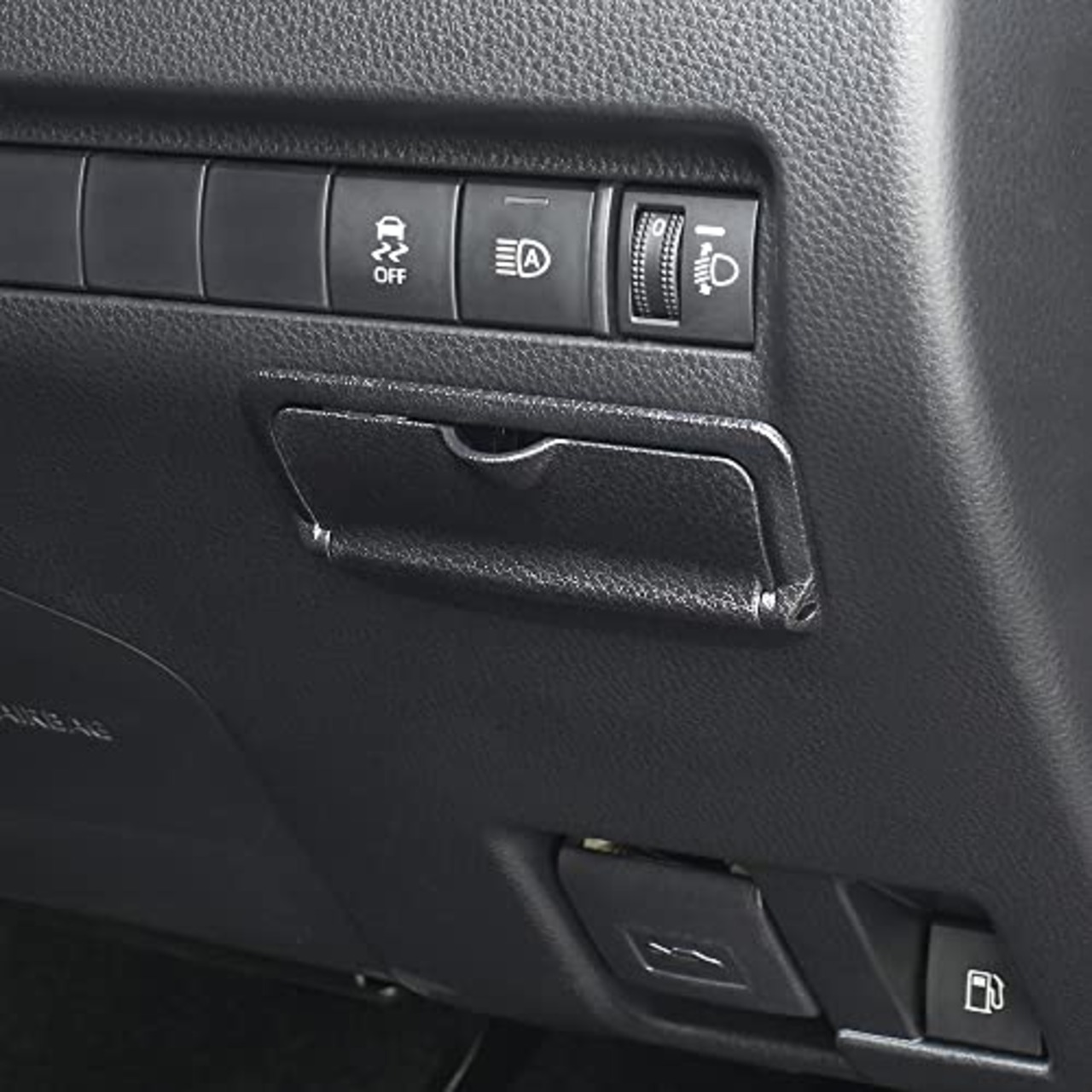 槌屋ヤック(Tsuchiya Yac) 車種専用品 トヨタ 80系 ハリアー専用 ビルトイン ETCカバー ブラック 180×100×50mm SY-HR16