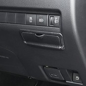 槌屋ヤック(Tsuchiya Yac) 車種専用品 トヨタ 80系 ハリアー専用 ビルトイン ETCカバー ブラック 180×100×50mm SY-HR16