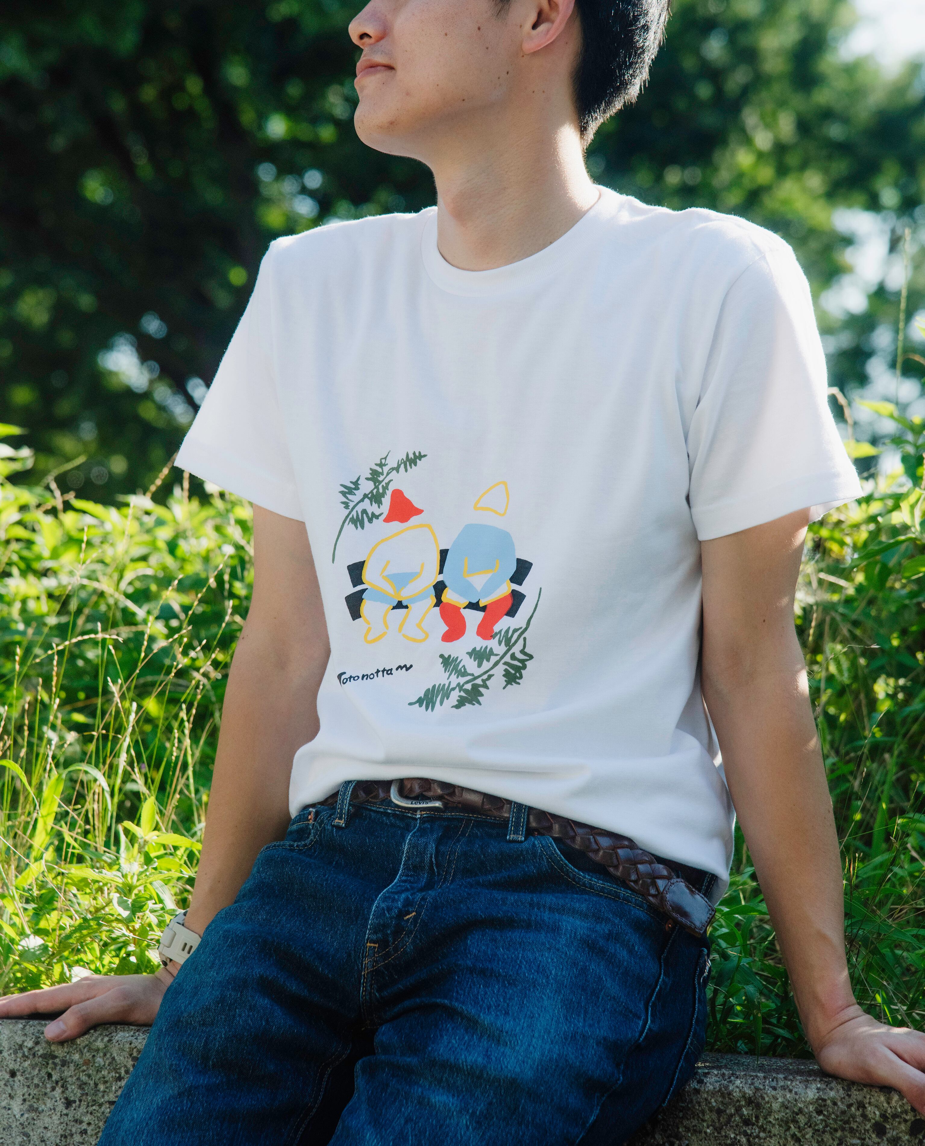 手捺染5色刷りTシャツ「サウナ」 | Kalappo(カラッポ) / 日常に