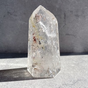 ルチルインクォーツ タワー型08◇Rutile in Quartz◇ルチルクォーツタイタンルチル◇天然石・パワーストーン・鉱石