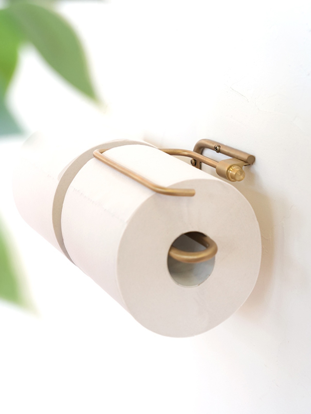 ren BRASS TOILET PAPER HOLDER-シングル-/ペーパーホルダー/トイレ/真鍮/金具