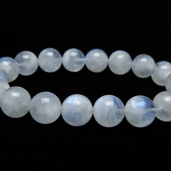 ムーンストーン ブレスレット 12mm 一点物 メール便可 [M便 1/10] 111-44862