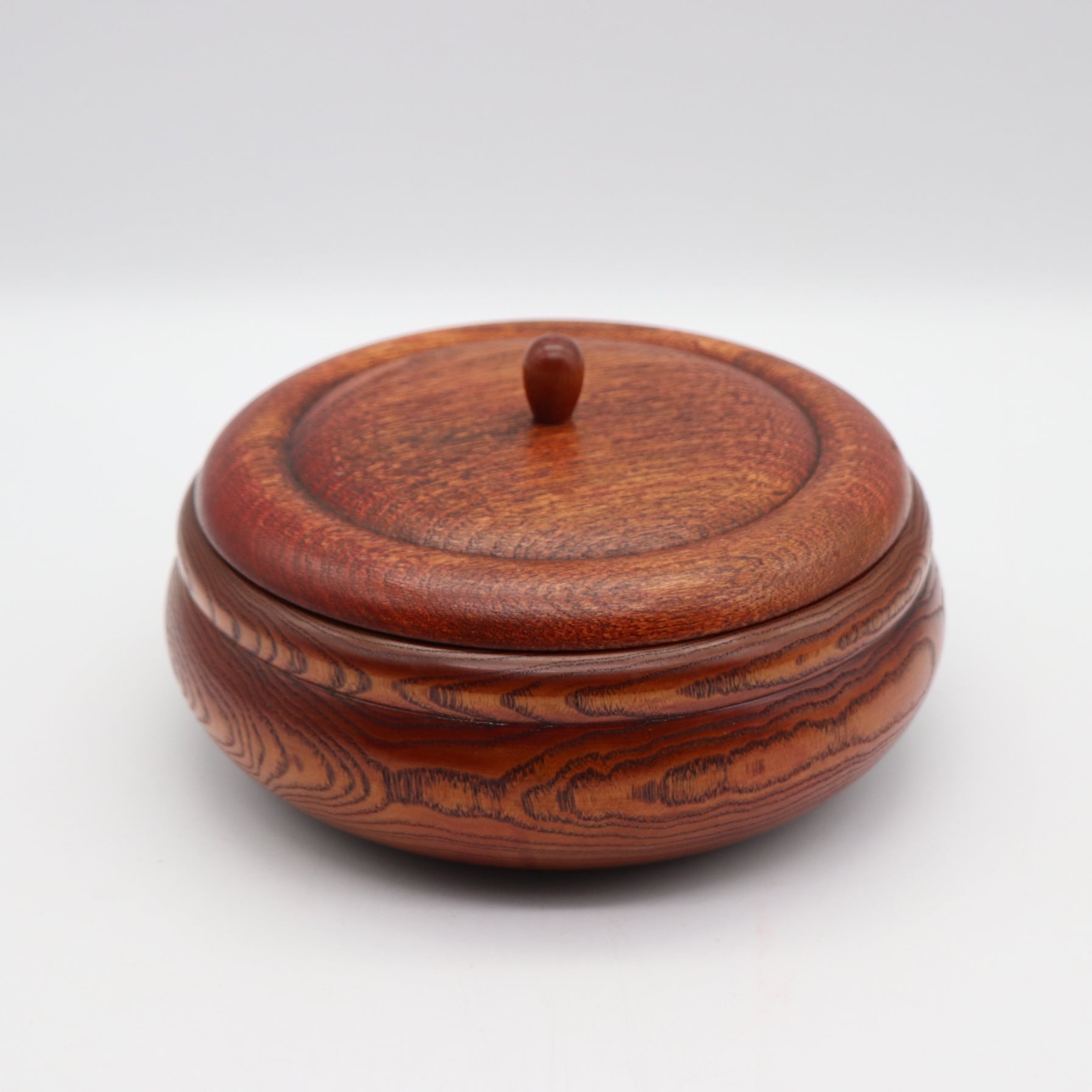 創作木製漆器・蓋付菓子器・小物入れ・No.210529-14・梱包サイズ60